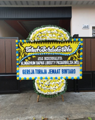 Papan Bunga Duka di Matuari