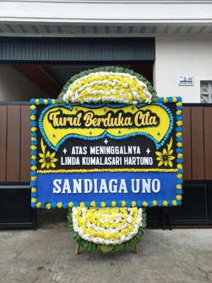 Papan Bunga Duka di Matuari